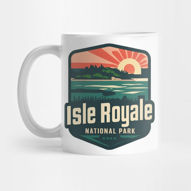 Retro Isle Royale National Park by Perspektiva
